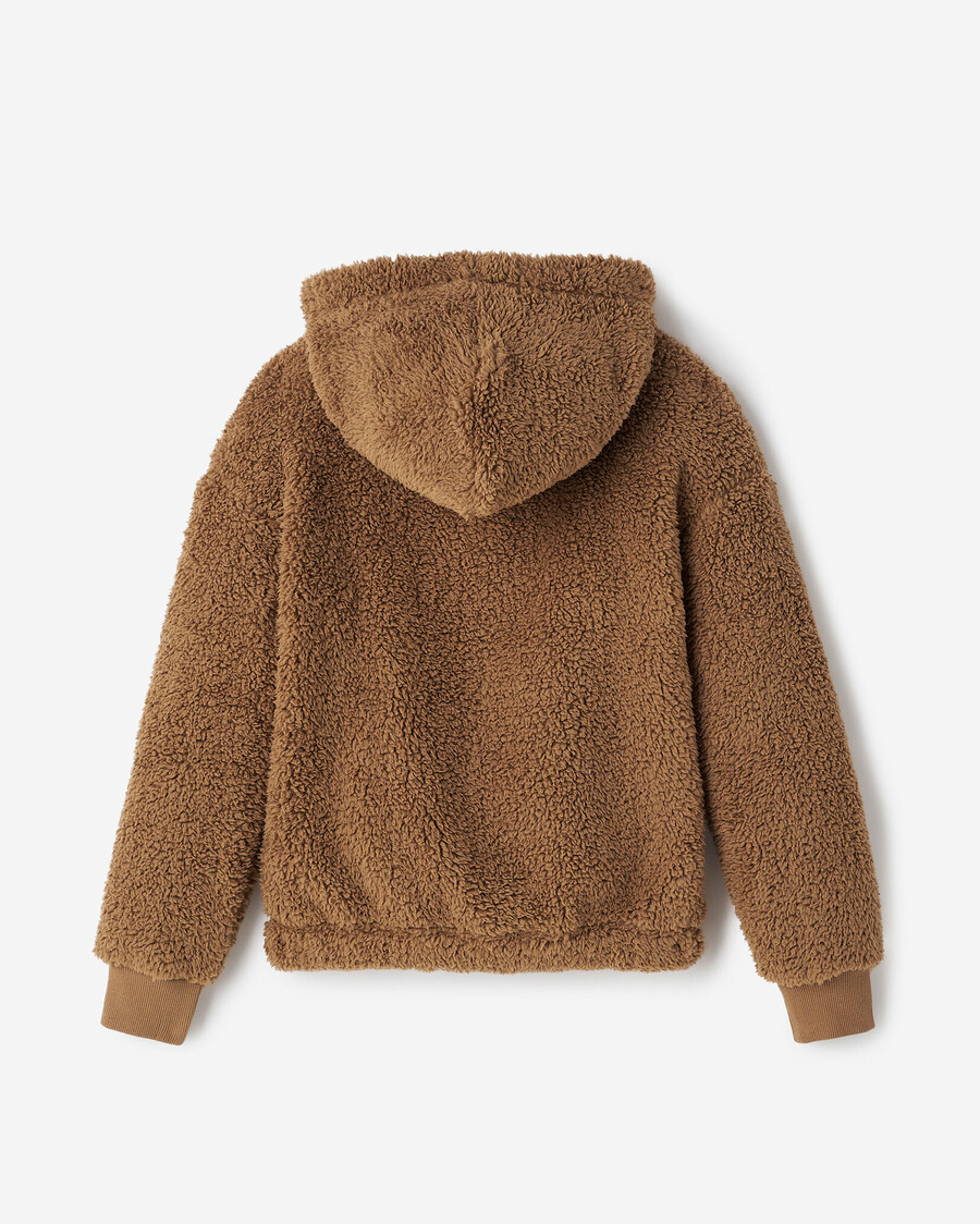 sweat à capuche zippé en polaire peau de mouton creekside pour enfants