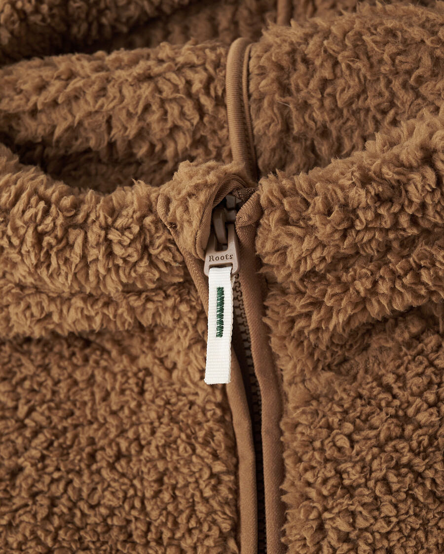sweat à capuche zippé en polaire peau de mouton creekside pour enfants