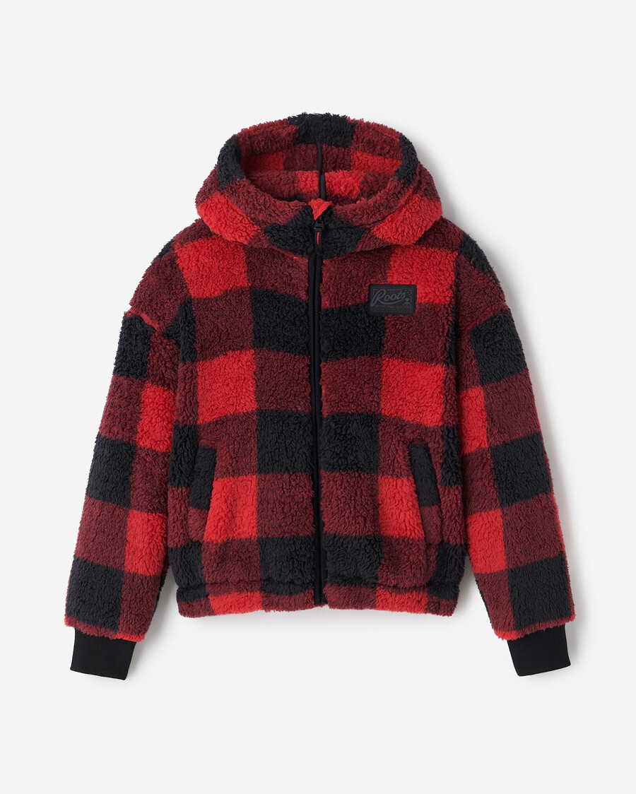sweat à capuche zippé en polaire peau de mouton creekside pour enfants