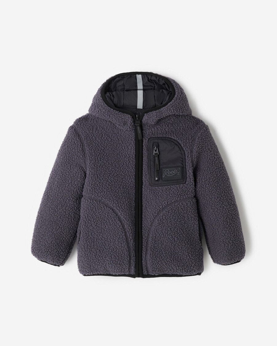 veste en polaire réversible en peau de mouton retournée pour tout-petit