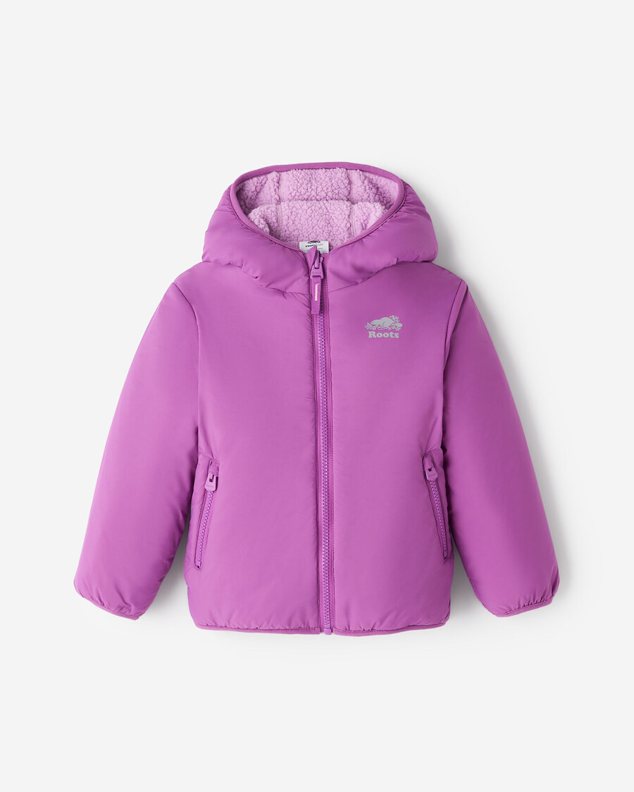veste en polaire réversible en peau de mouton retournée pour tout-petit