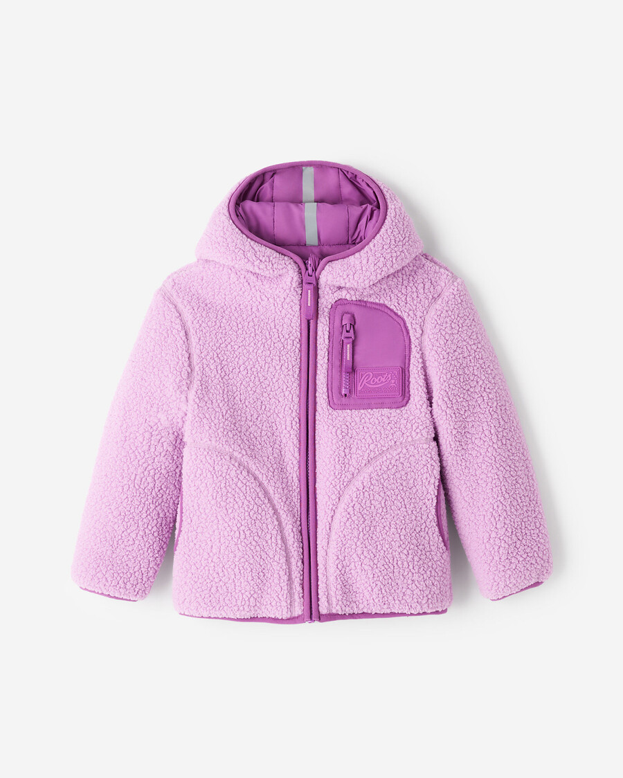 veste en polaire réversible en peau de mouton retournée pour tout-petit