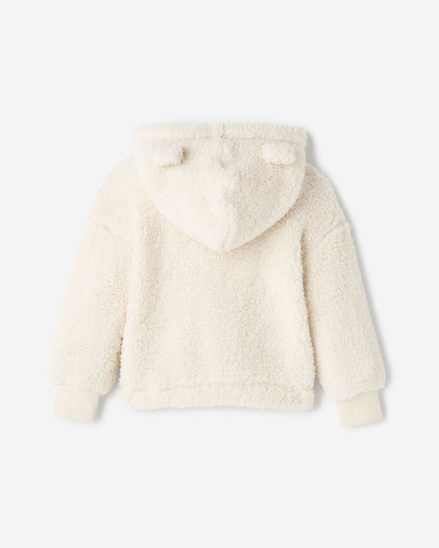 sweat à capuche zippé en polaire de mouton retournée creekside pour tout-petit