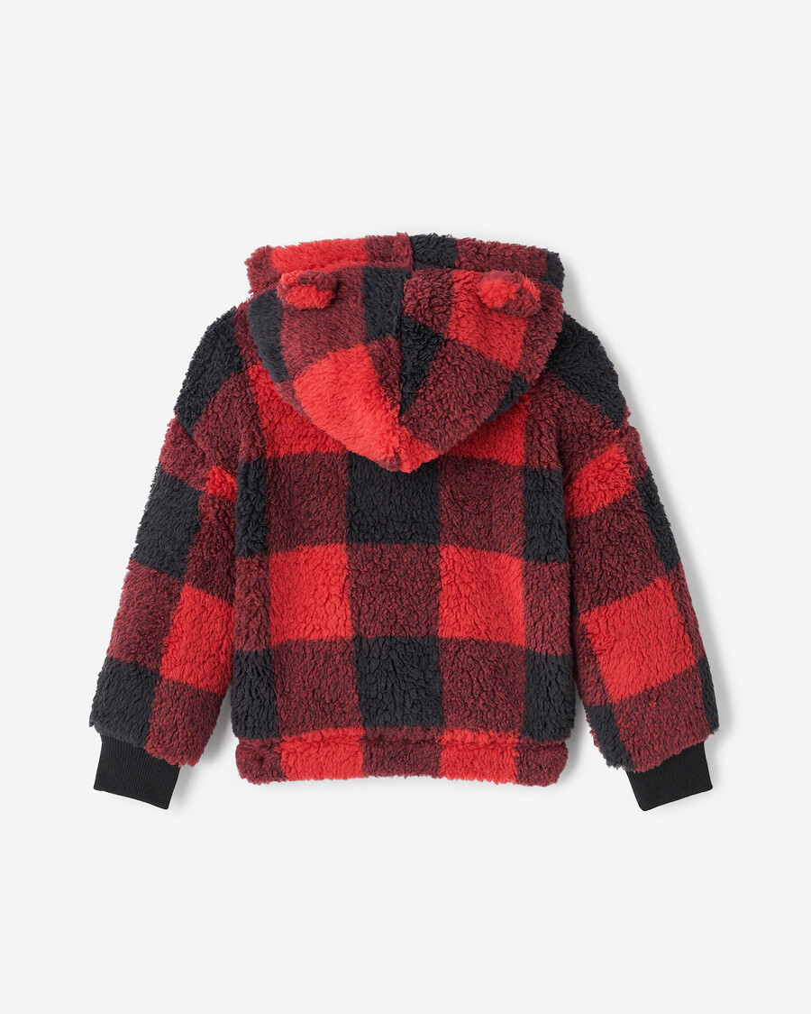 sweat à capuche zippé en polaire de mouton retournée creekside pour tout-petit
