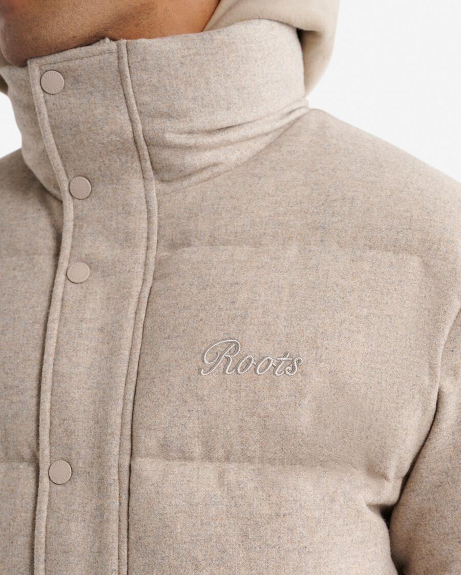doudoune en laine roots