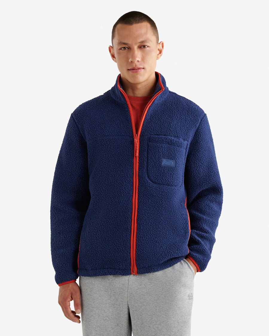 veste polaire en peau de mouton retournée alta