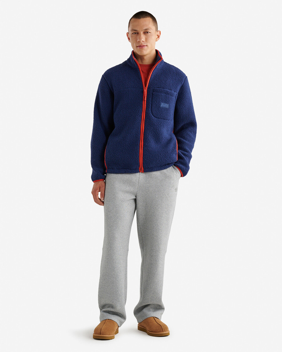 veste polaire en peau de mouton retournée alta