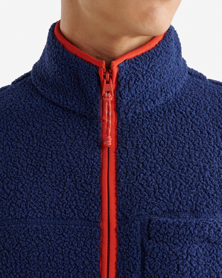 veste polaire en peau de mouton retournée alta