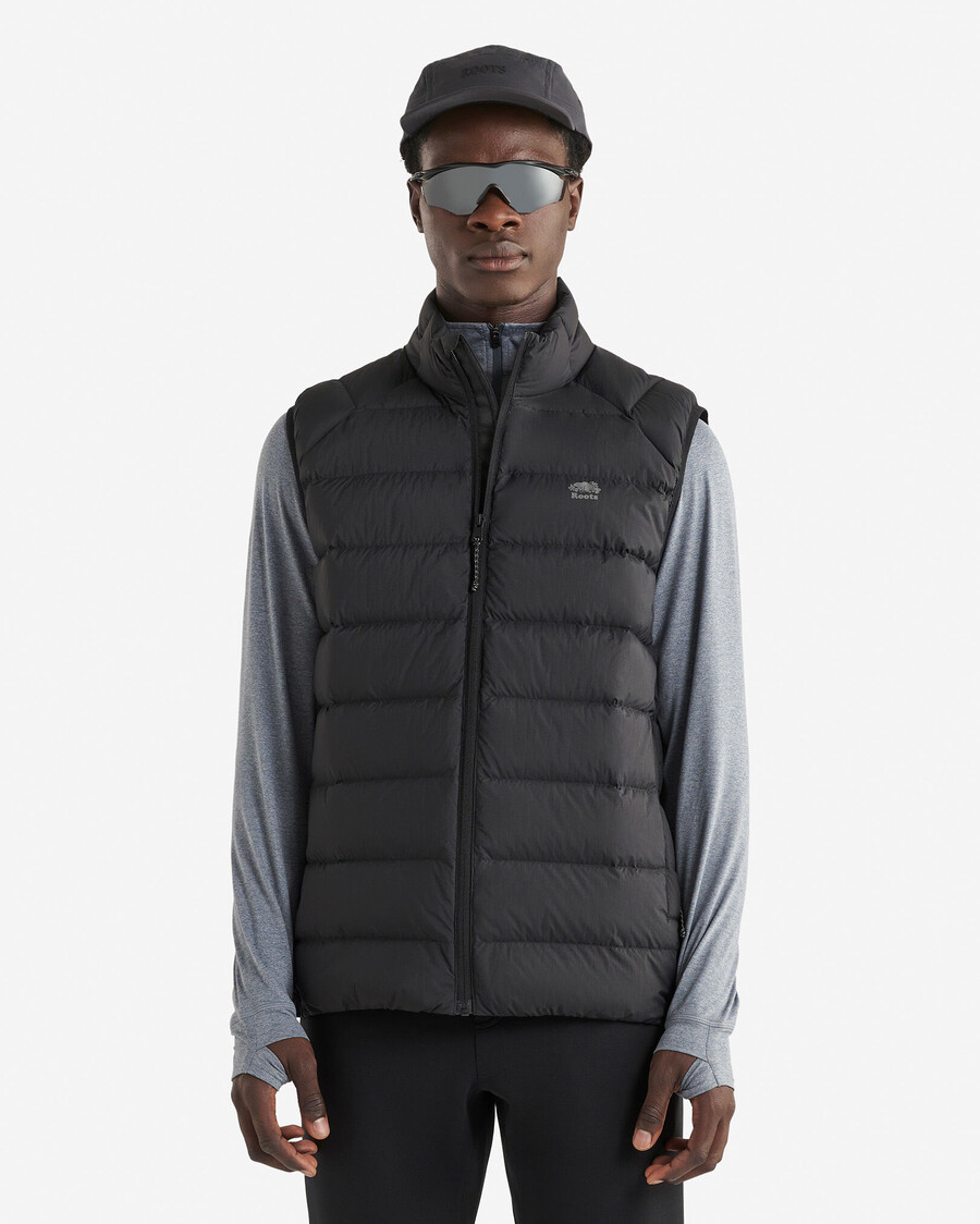 gilet de rangement roots down
