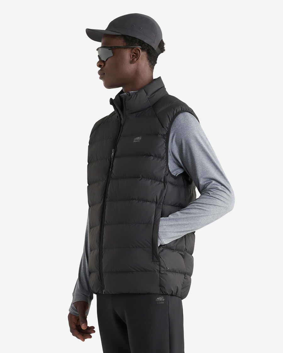 gilet de rangement roots down
