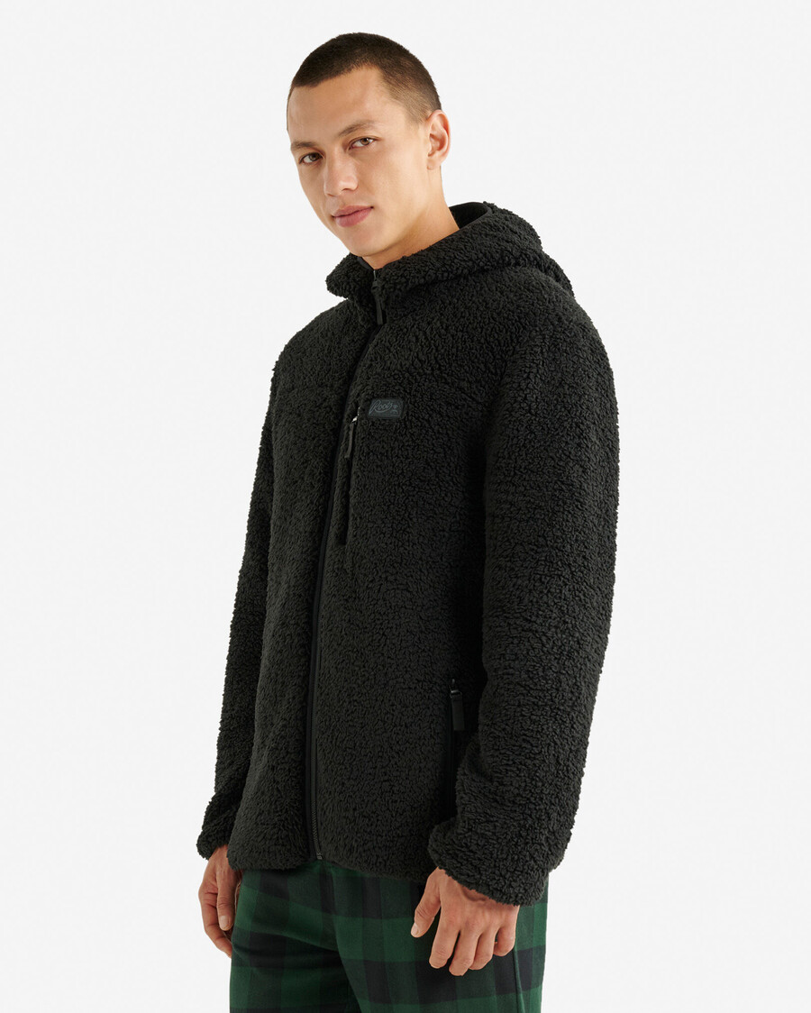 veste polaire en peau de mouton retournée creekside