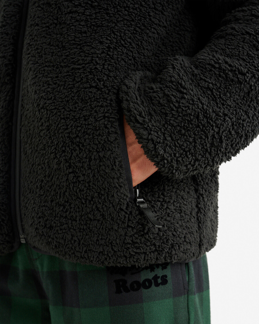 veste polaire en peau de mouton retournée creekside