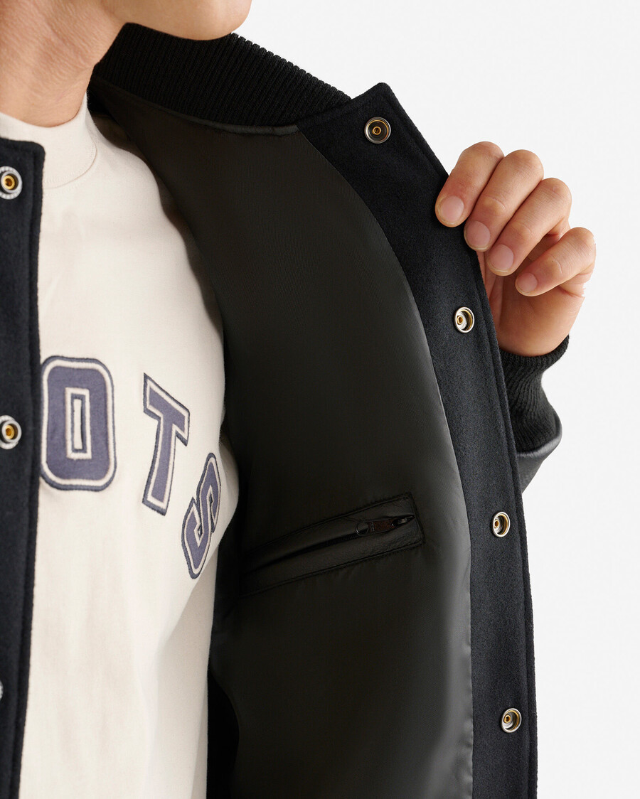 veste universitaire vintage pour homme