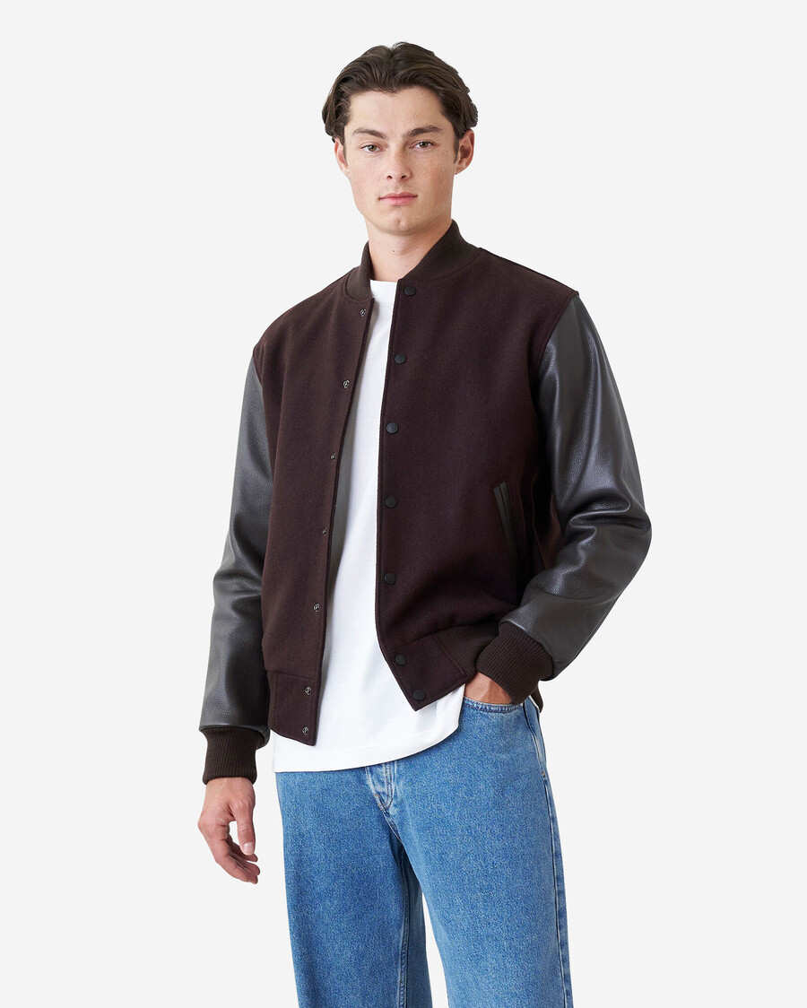 veste universitaire classique pour homme