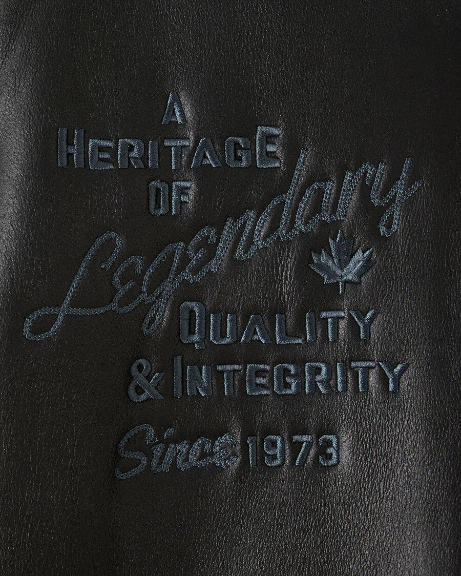 veste universitaire en peau lainée
