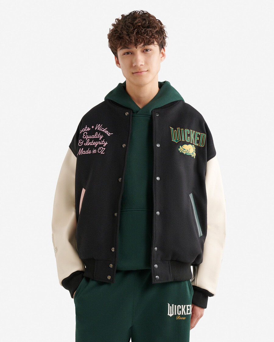veste universitaire roots x wicked