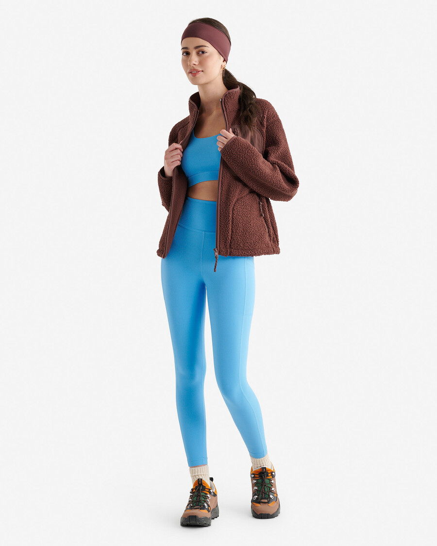 veste polaire en peau de mouton retournée alta