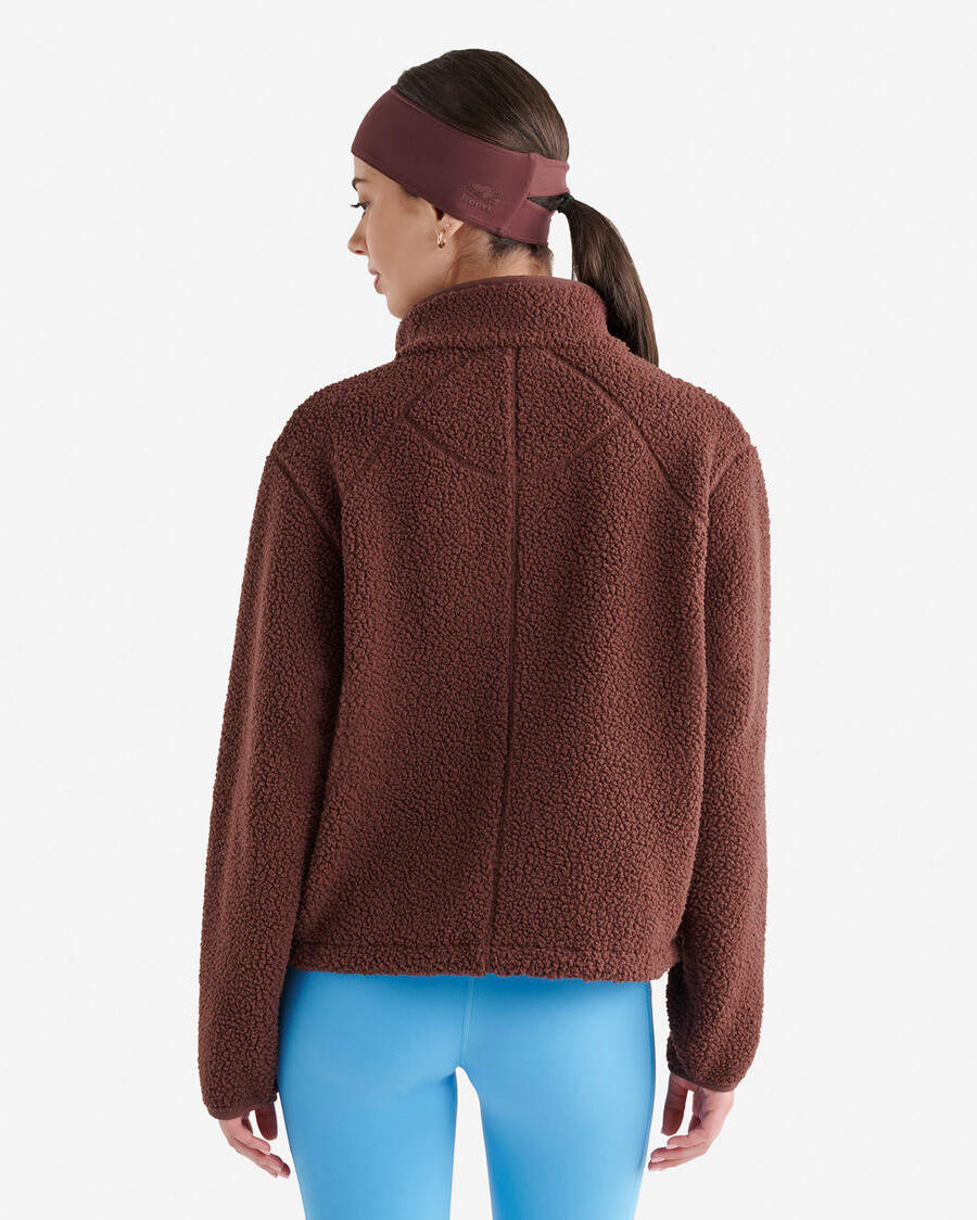 veste polaire en peau de mouton retournée alta