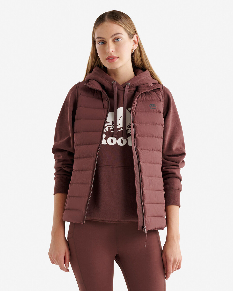 gilet de rangement roots down