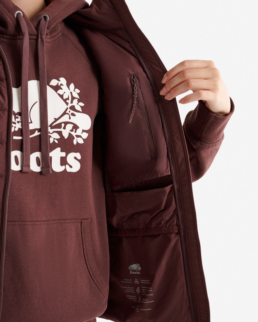gilet de rangement roots down