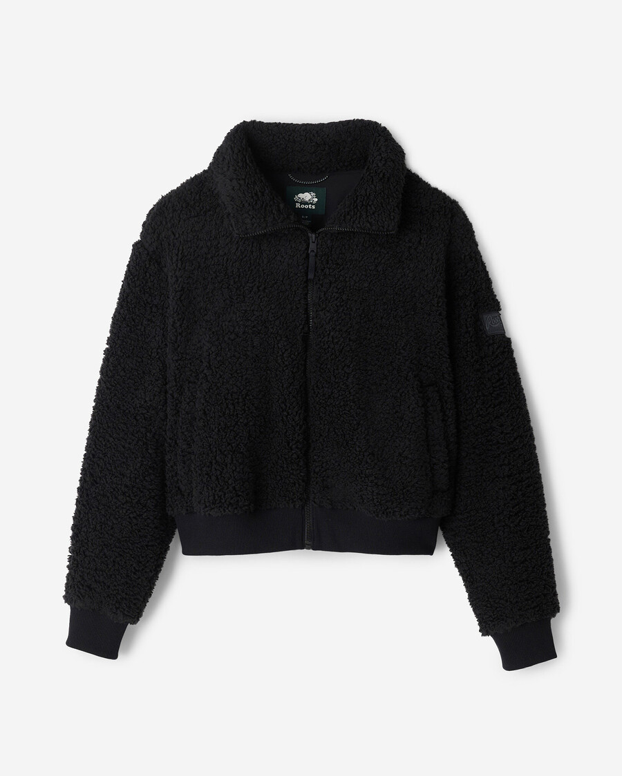 veste polaire en peau de mouton retournée creekside