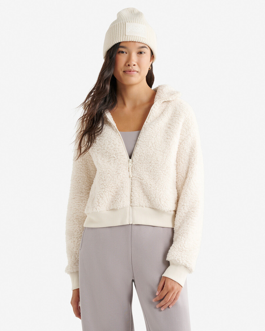 veste polaire en peau de mouton retournée creekside