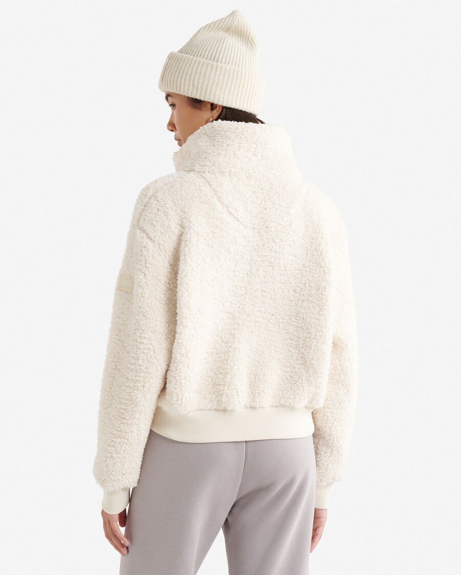 veste polaire en peau de mouton retournée creekside