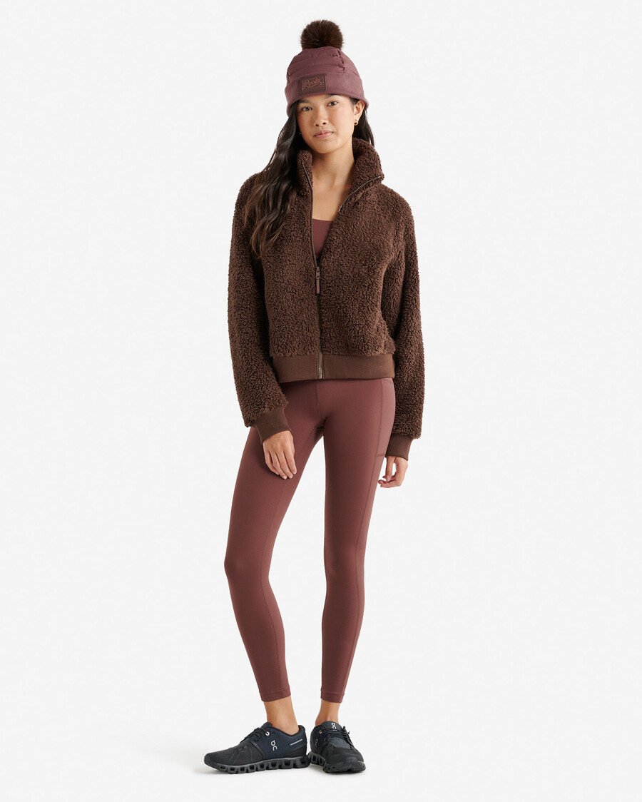 veste polaire en peau de mouton retournée creekside