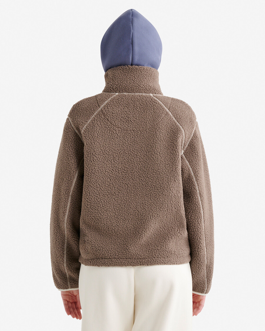veste polaire en peau de mouton retournée alta