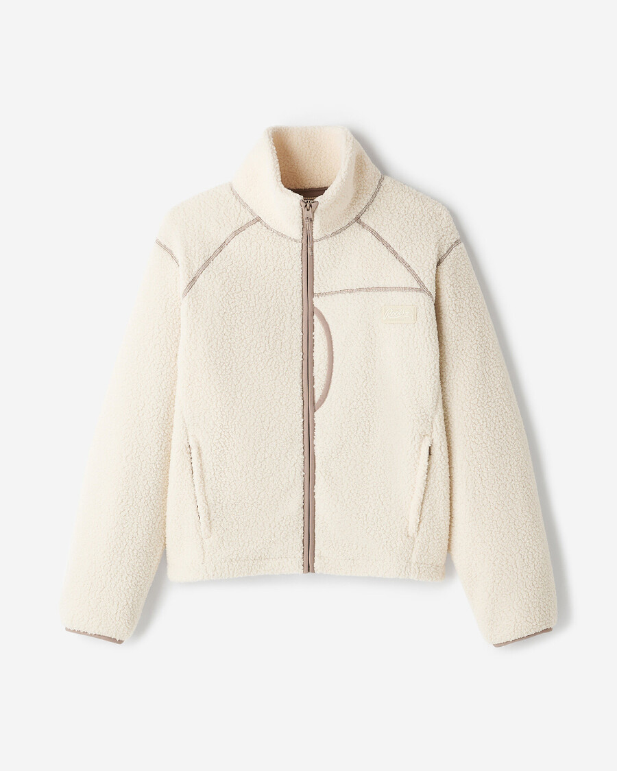 veste polaire en peau de mouton retournée alta