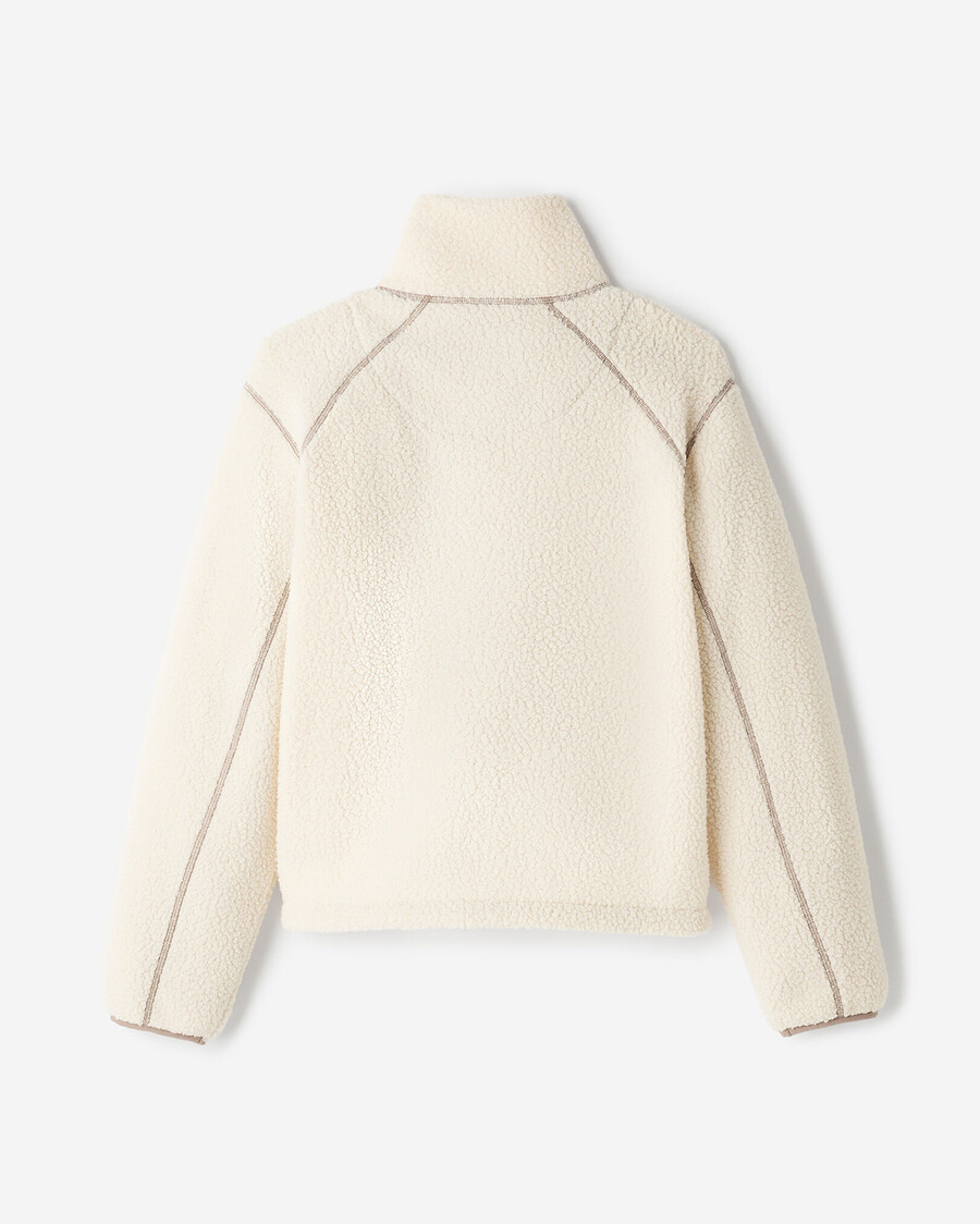 veste polaire en peau de mouton retournée alta