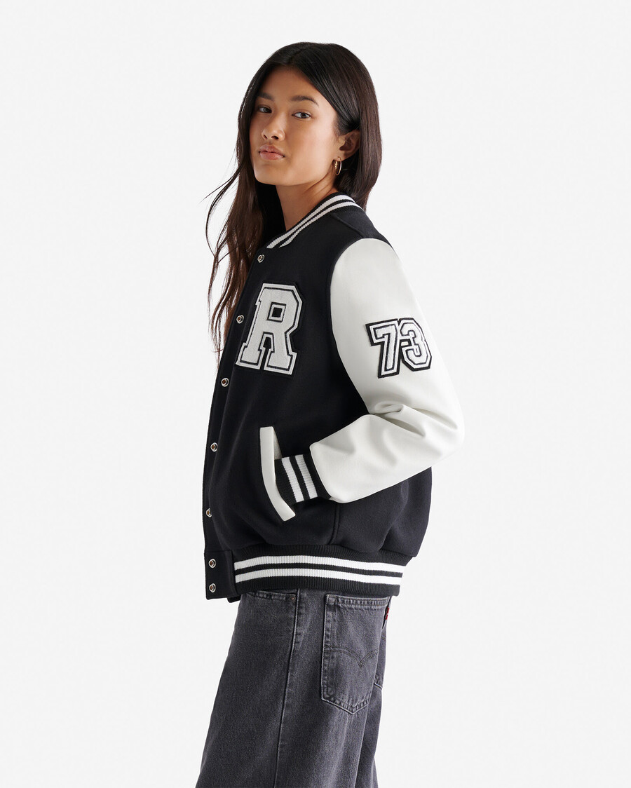 veste universitaire vintage pour femme