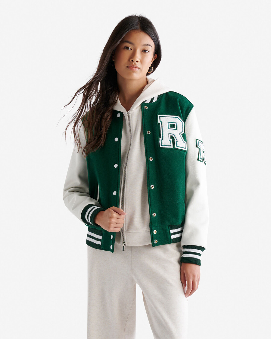 veste universitaire vintage pour femme