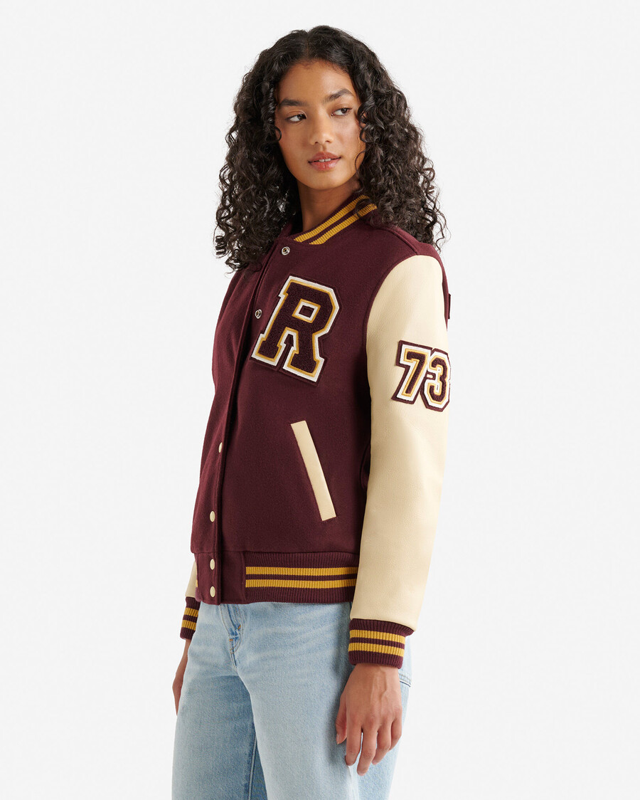 veste universitaire vintage pour femme