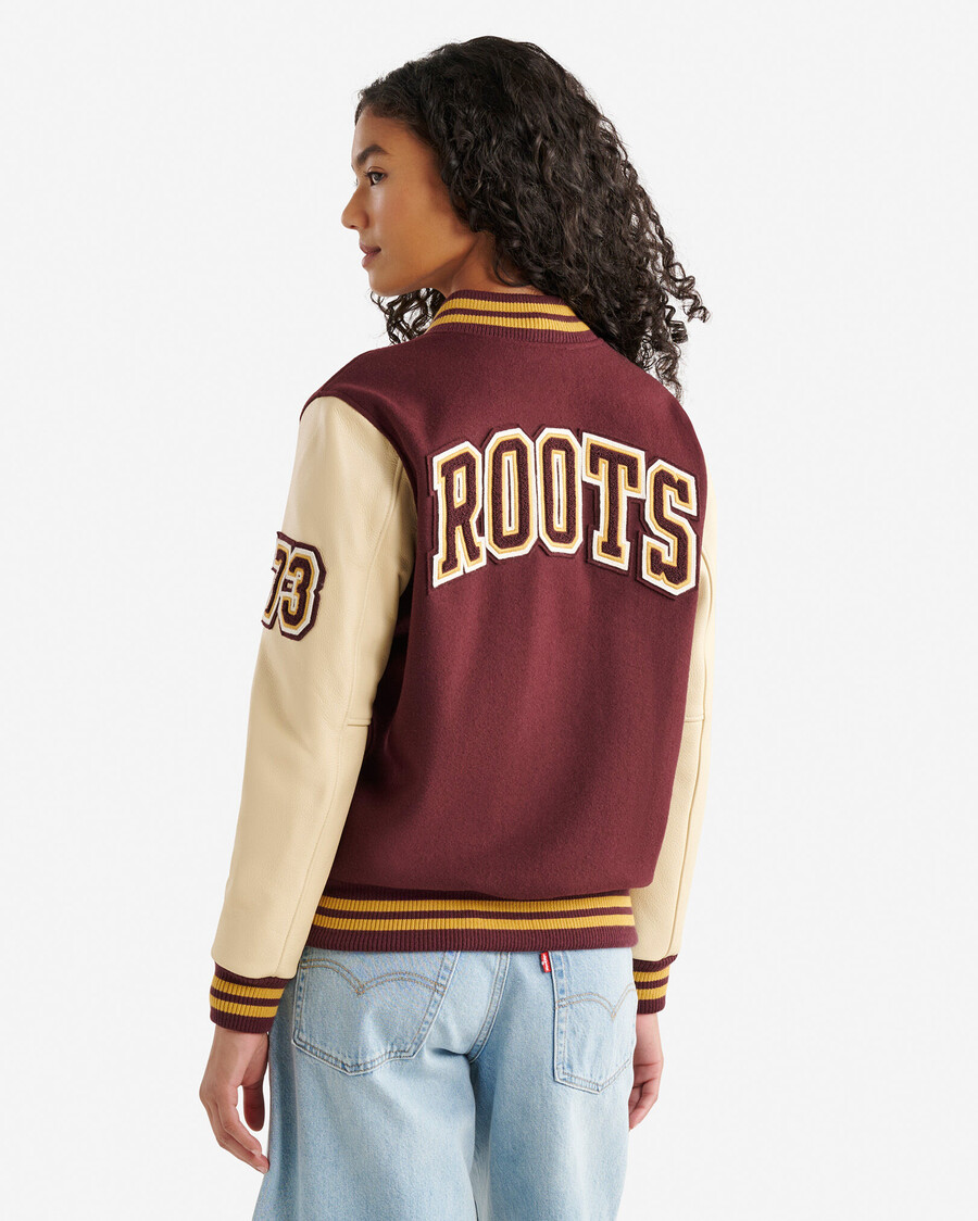 veste universitaire vintage pour femme