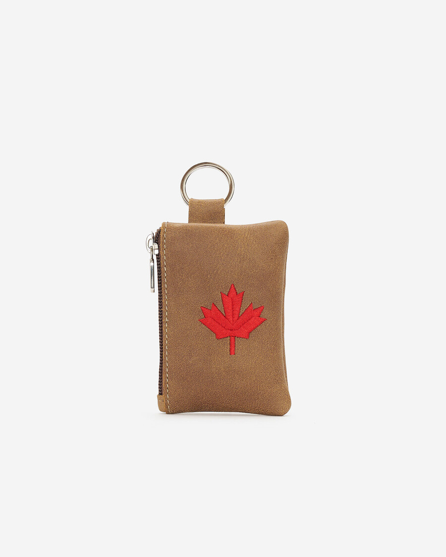 pochette zippée maple leaf top tribe