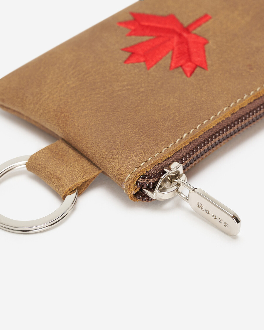 pochette zippée maple leaf top tribe