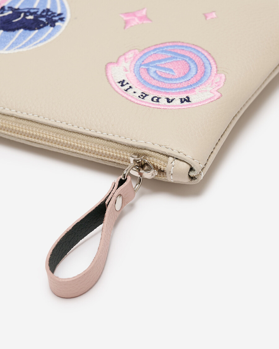 pochette zippée roots x wicked grand format