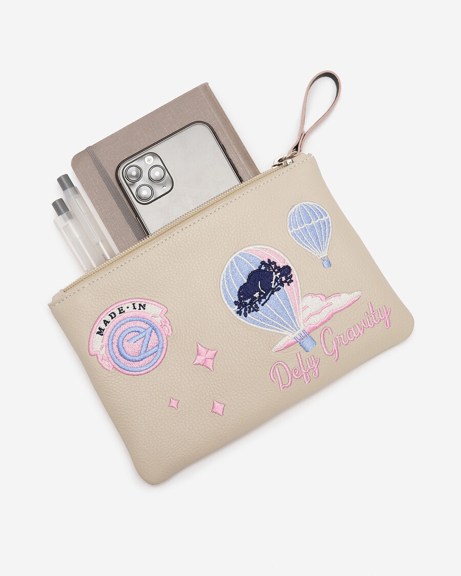 pochette zippée roots x wicked grand format