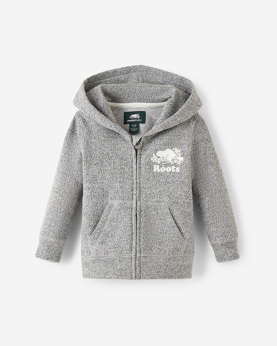 sweat à capuche baby organic original à fermeture éclair intégrale