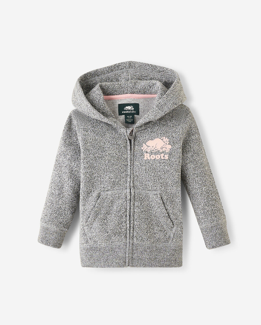 sweat à capuche baby organic original à fermeture éclair intégrale
