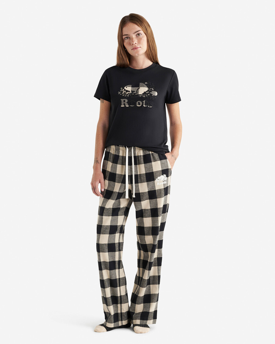 pantalon de pyjama à carreaux pour femme