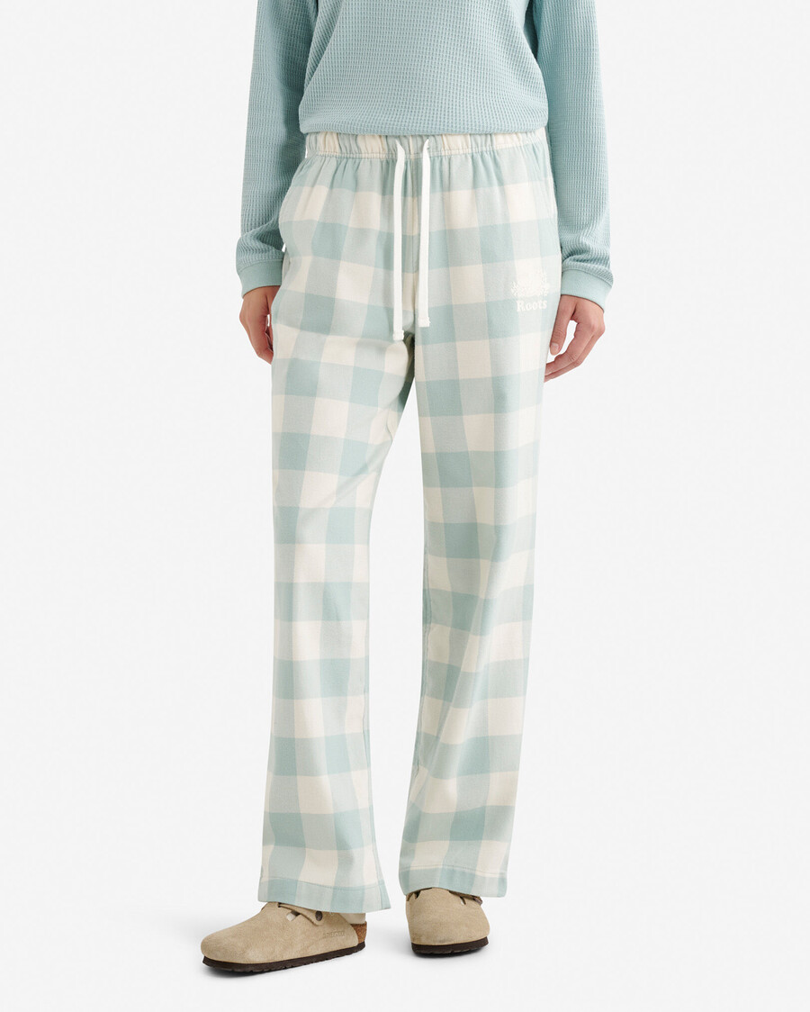pantalon de pyjama à carreaux pour femme