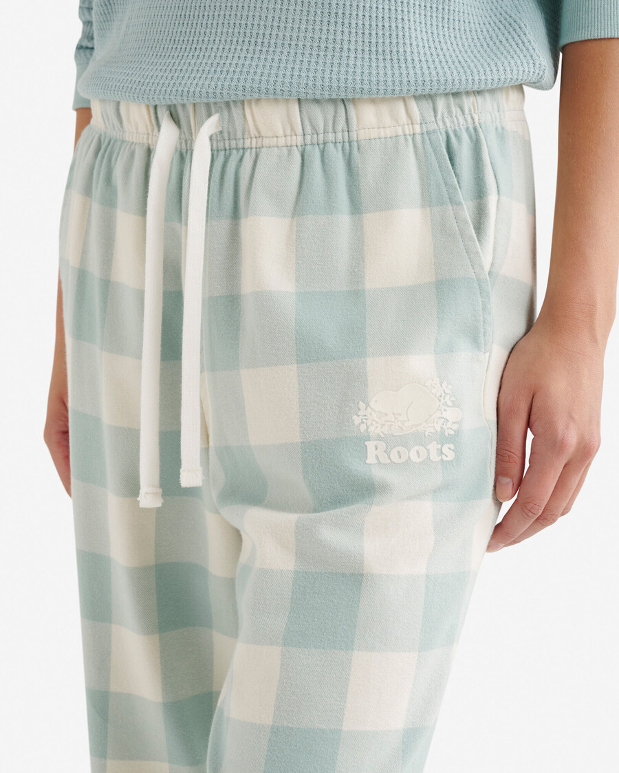 pantalon de pyjama à carreaux pour femme