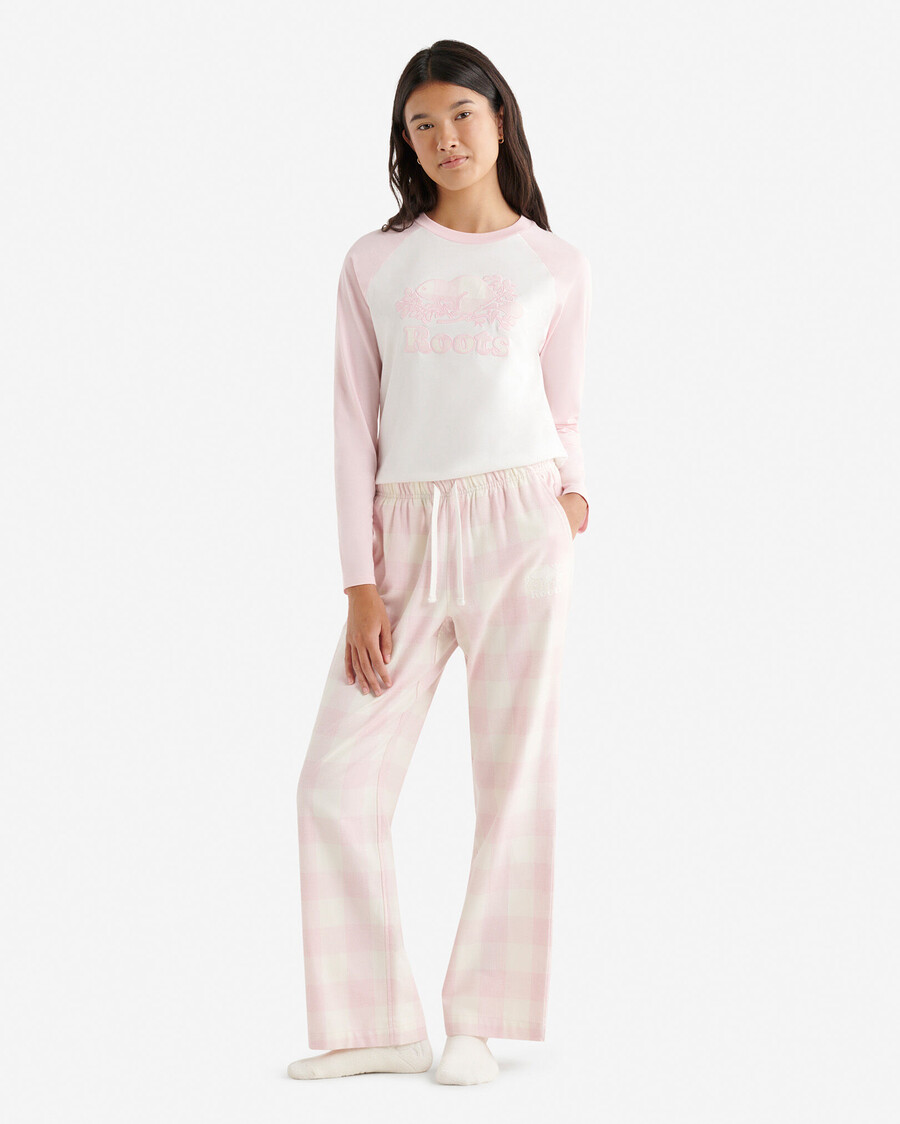 pantalon de pyjama à carreaux pour femme