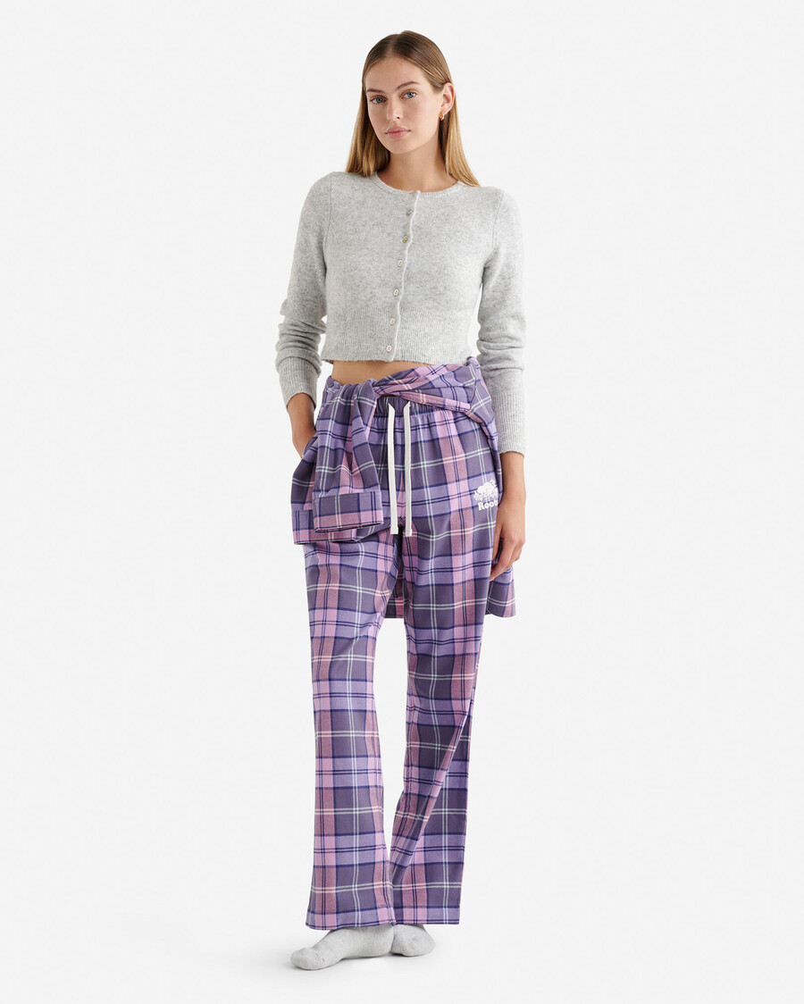 pantalon de pyjama à carreaux pour femme