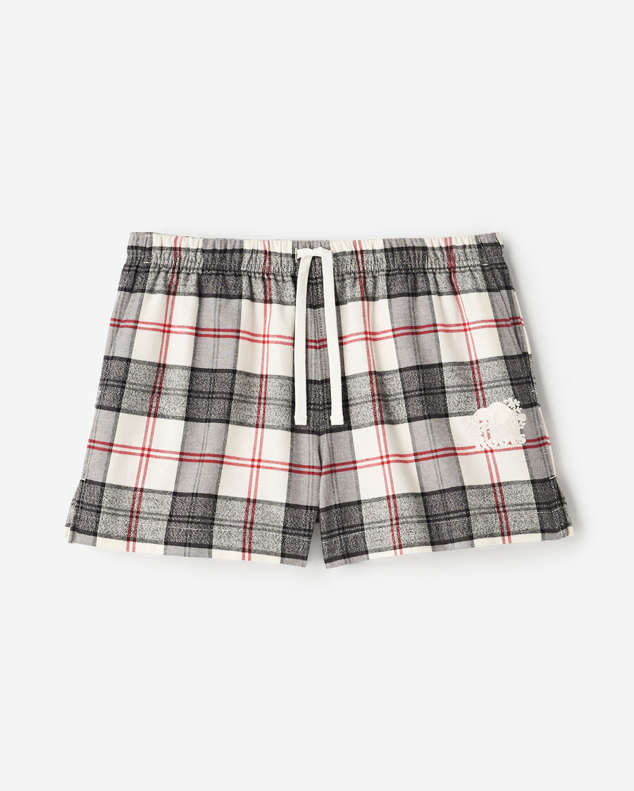 short de pyjama à carreaux pour femme