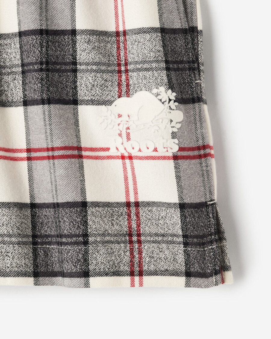 short de pyjama à carreaux pour femme
