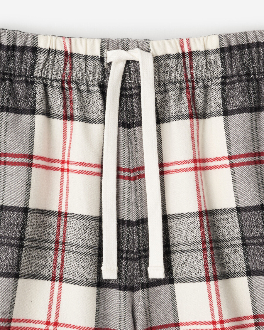 short de pyjama à carreaux pour femme