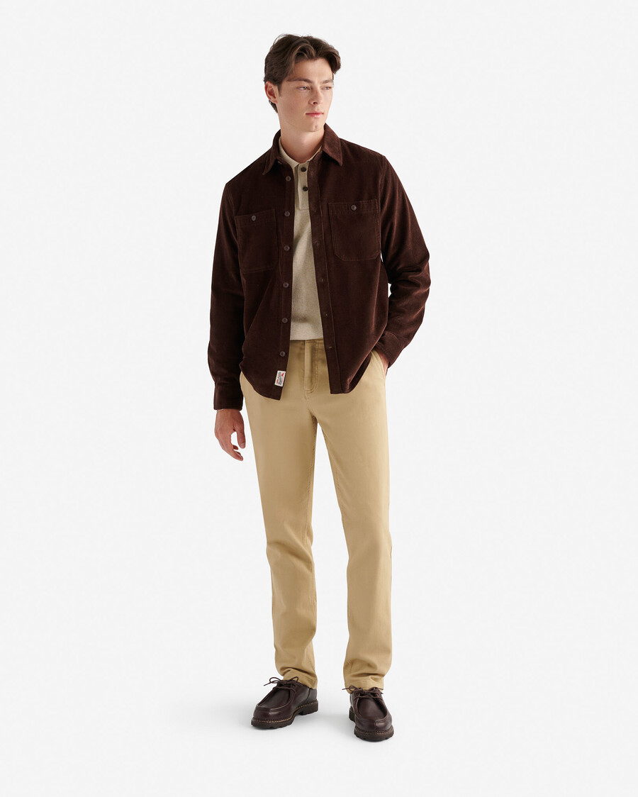 pantalon chino extensible park entrejambe de 32 pouces